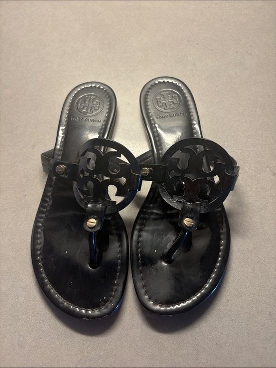 Tory Burch Shoes - Tory Burch Black Miller Sandals 7